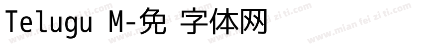 Telugu M字体转换